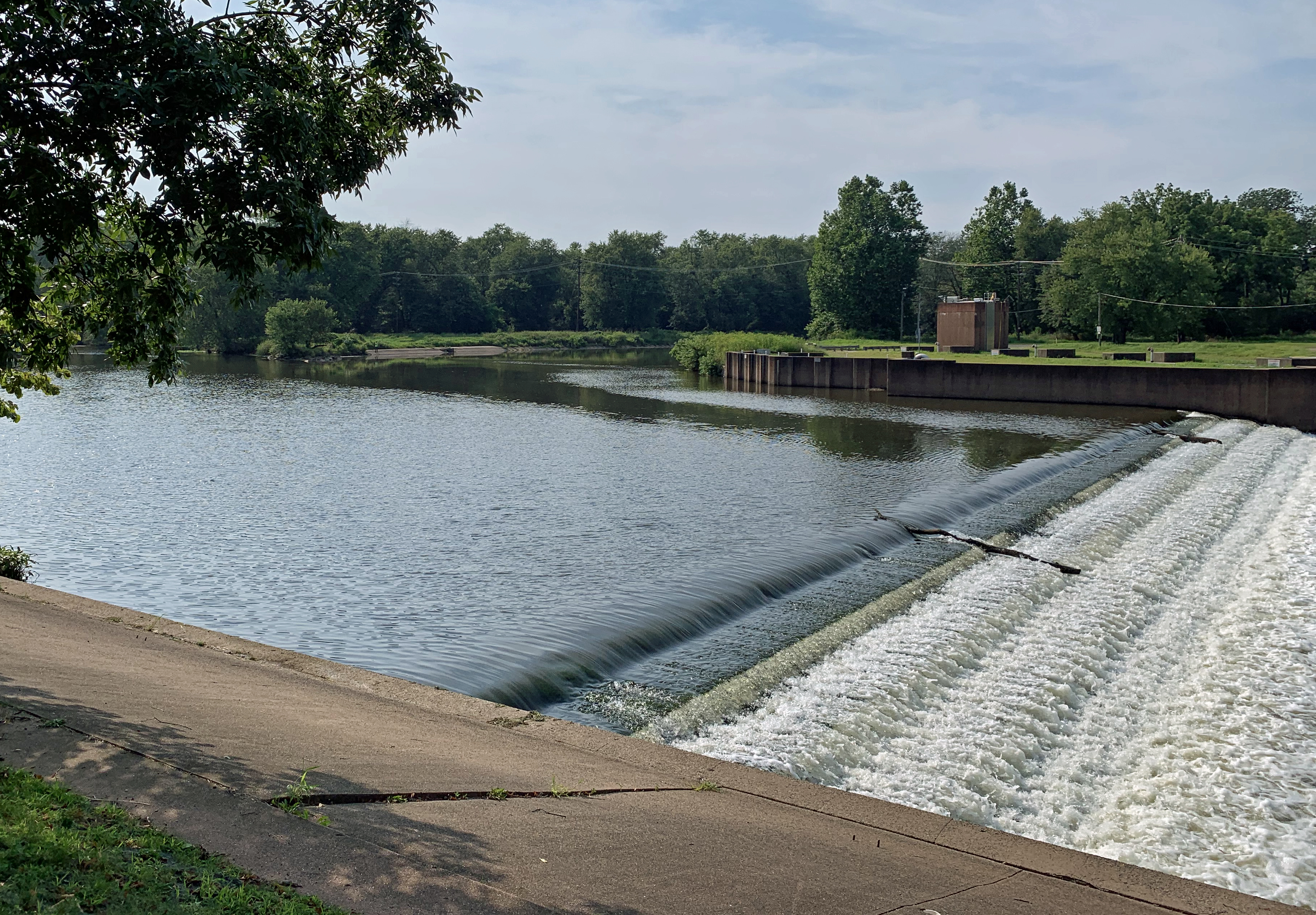The confluence of the Raritan and Millstone Rivers as seen from the Delaware-Raritan Canal Towpath in Franklin Township (Somerset County) on August 20th. Photo by Dave Robinson. The confluence of the Raritan and Millstone Rivers as seen from the Delaware-Raritan Canal Towpath in Franklin Township (Somerset County) on August 20th. Photo by Dave Robinson.