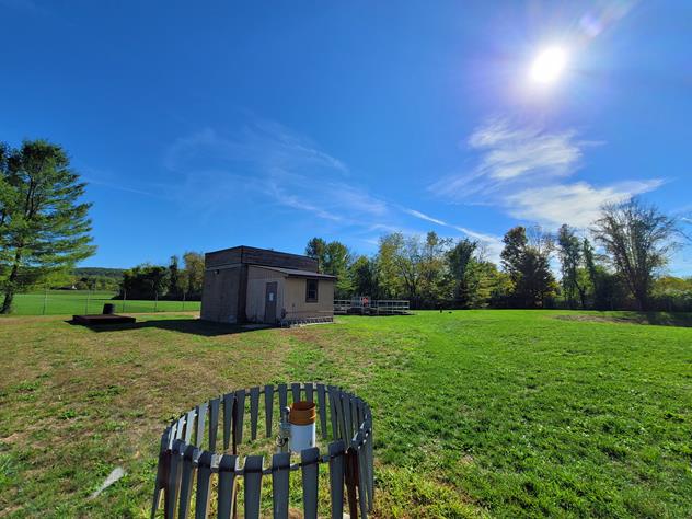View facing south.