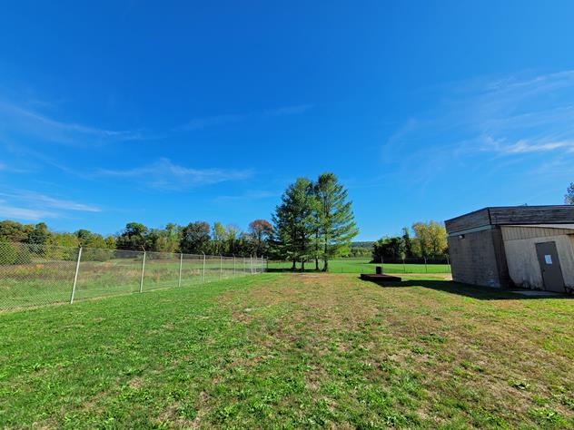 View facing southeast.