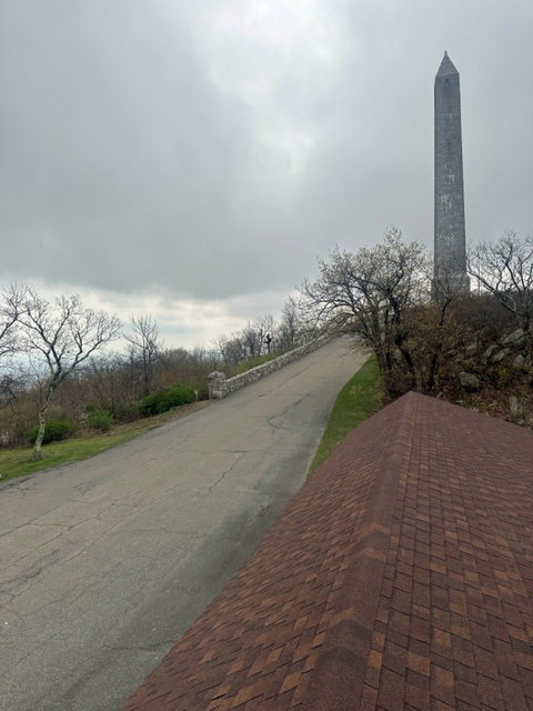 View facing south.