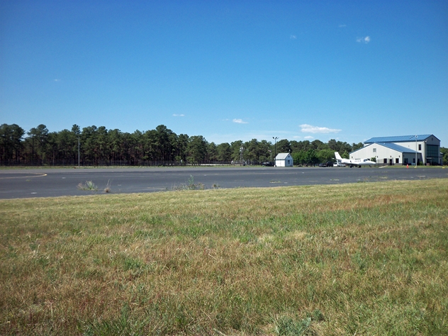 View facing north.