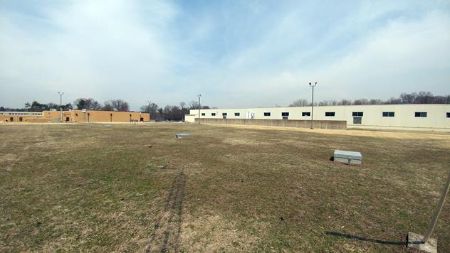 View facing north.