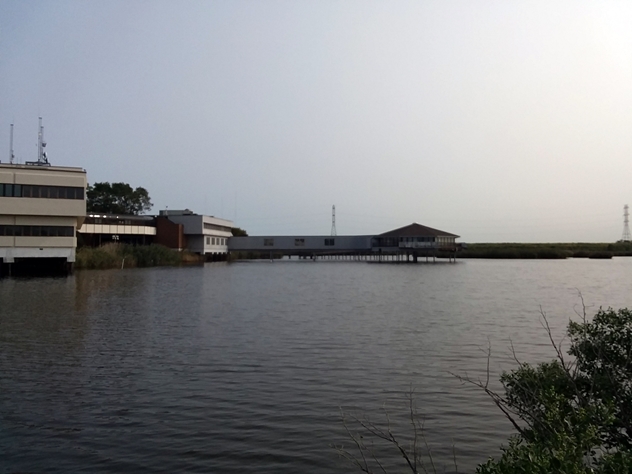 View facing east.