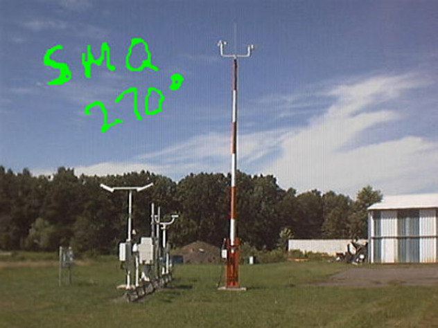 View facing west.
