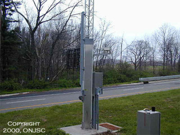 View facing north.