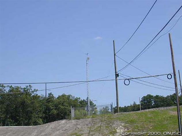 View facing north.