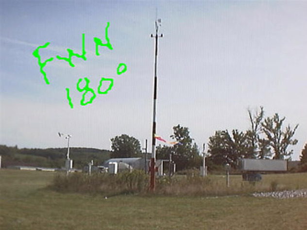 View facing south.