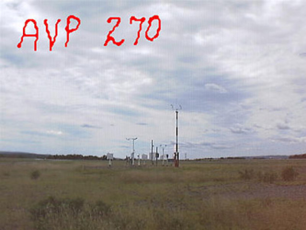 View facing west.