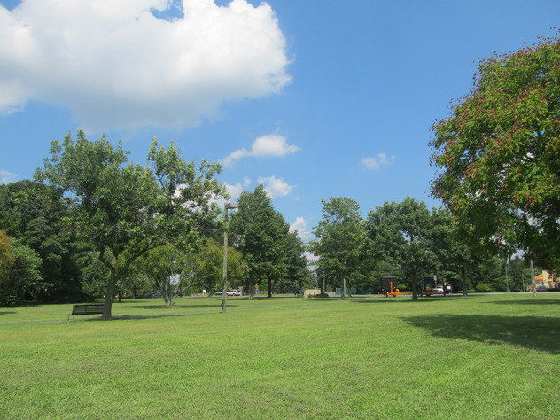 View facing east.