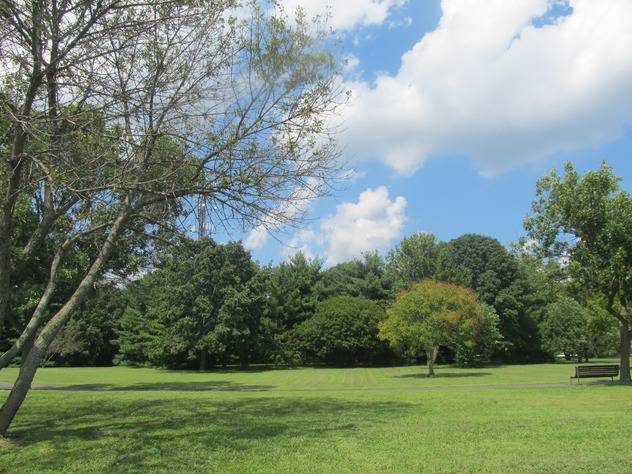 View facing northeast.