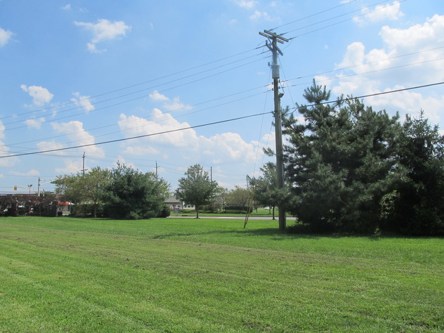 View facing south.