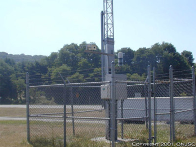 View facing south.