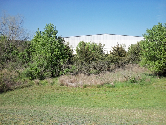 View facing northeast.