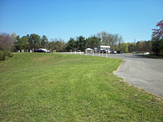 View facing south.