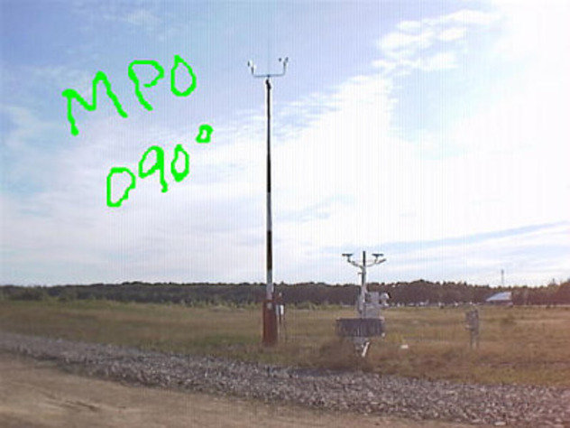 View facing east.