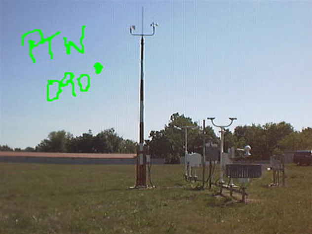 View facing east.