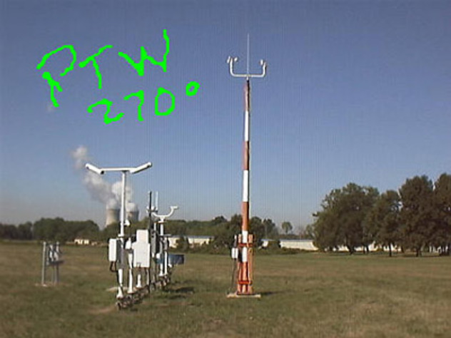 View facing west.