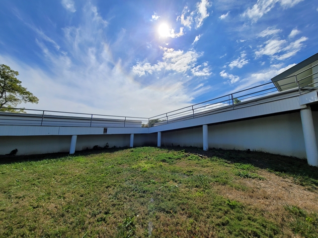 View facing south.