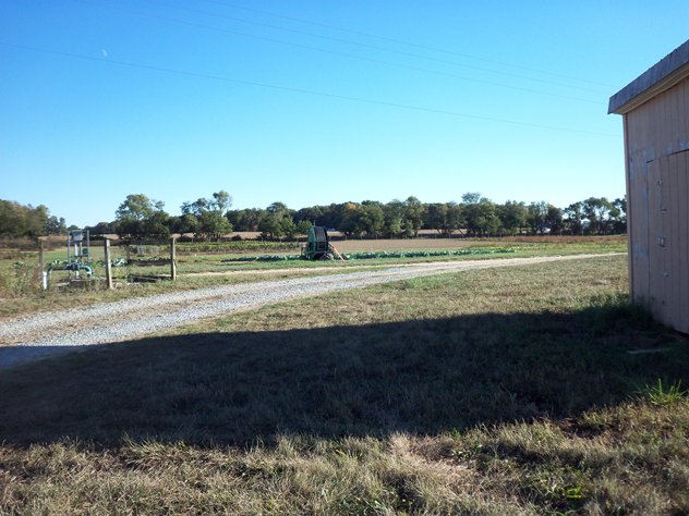 View facing south.
