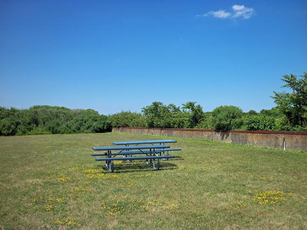 View facing northeast.