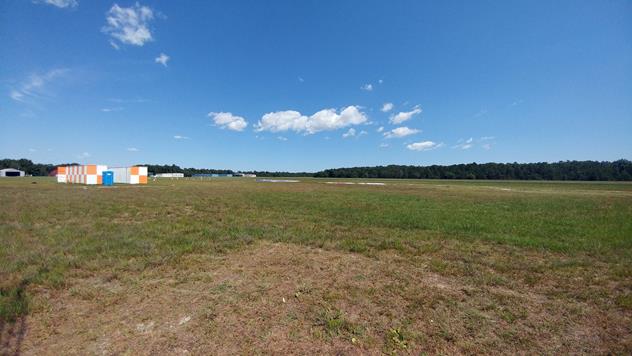 View facing east.