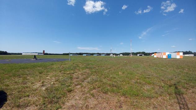 View facing north.