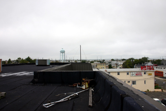 View facing west.