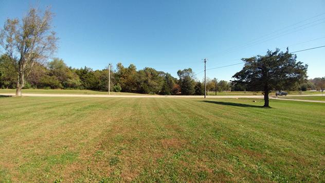 View facing east.