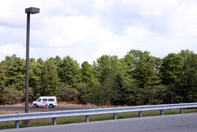 View facing northeast.