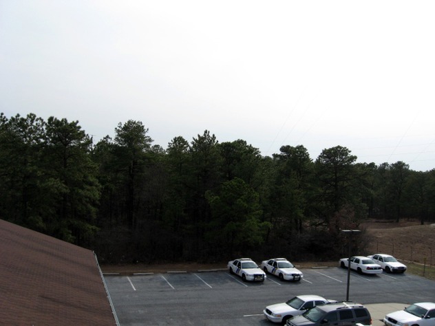 View facing south.