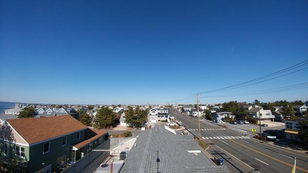 View facing north.