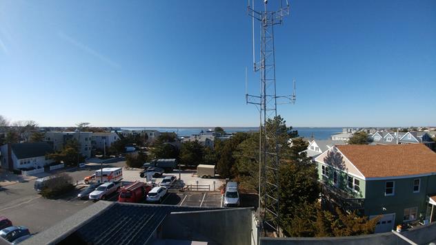 View facing west.