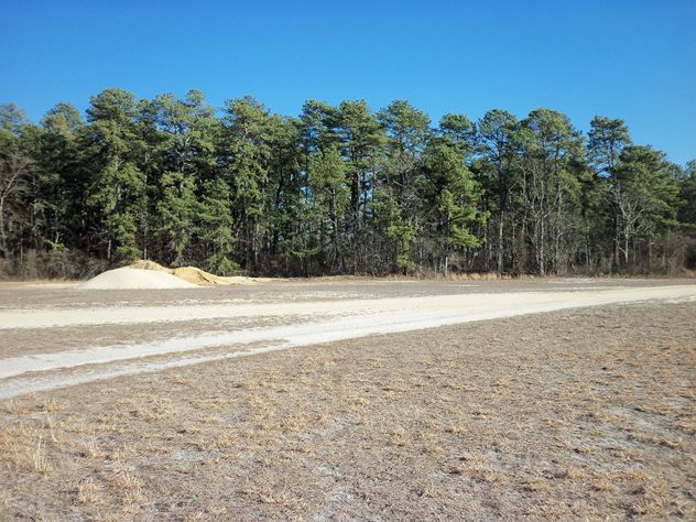 View facing southeast.