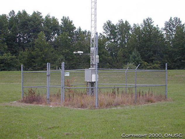 View facing east.
