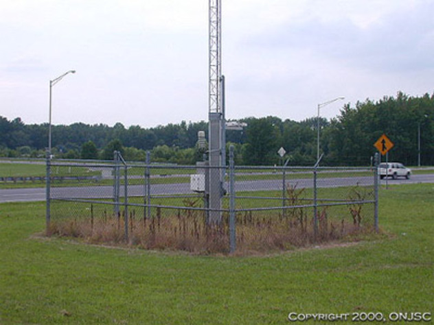 View facing north.