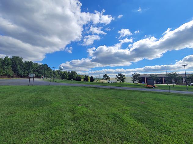 View facing northeast.