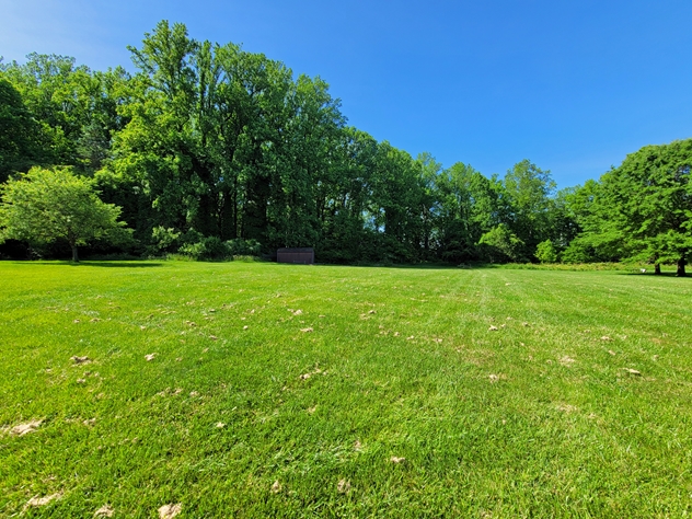 View facing north.