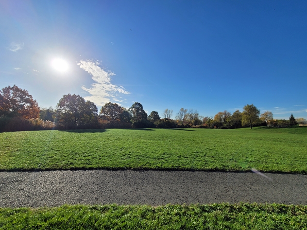View facing south.