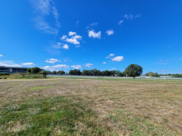 View facing west.