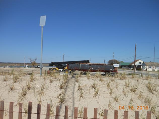 View facing northeast.