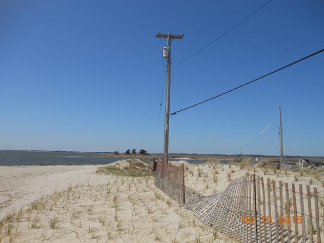 View facing northwest.