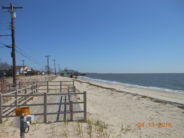 View facing southeast.