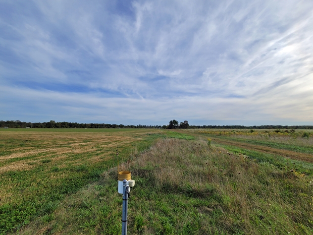 View facing south.