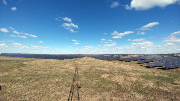 View facing north.