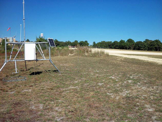View facing northeast.