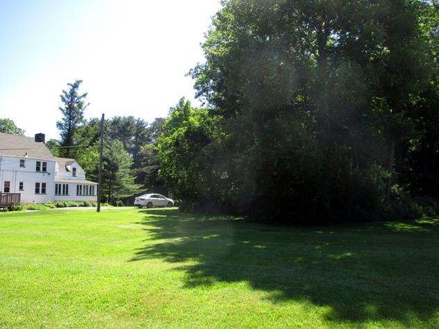 View facing east.