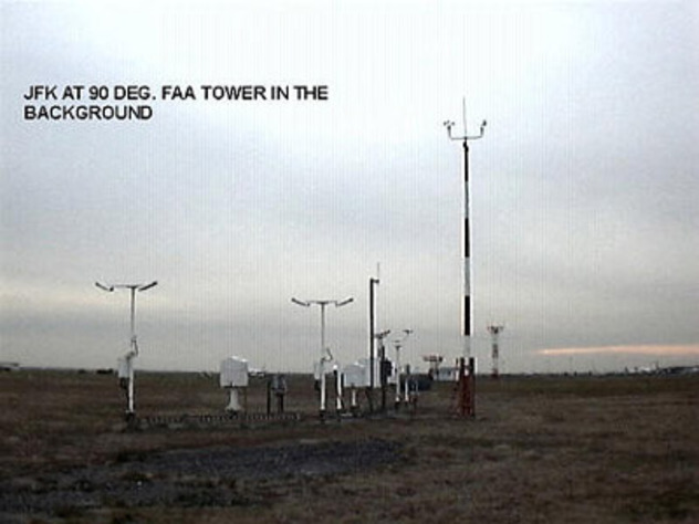 View facing east.