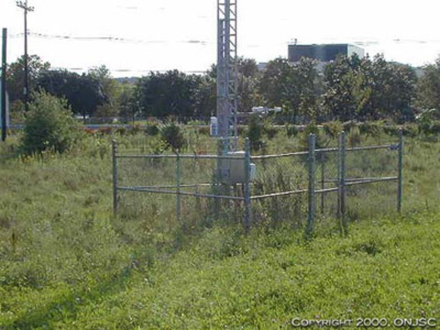 View facing west.