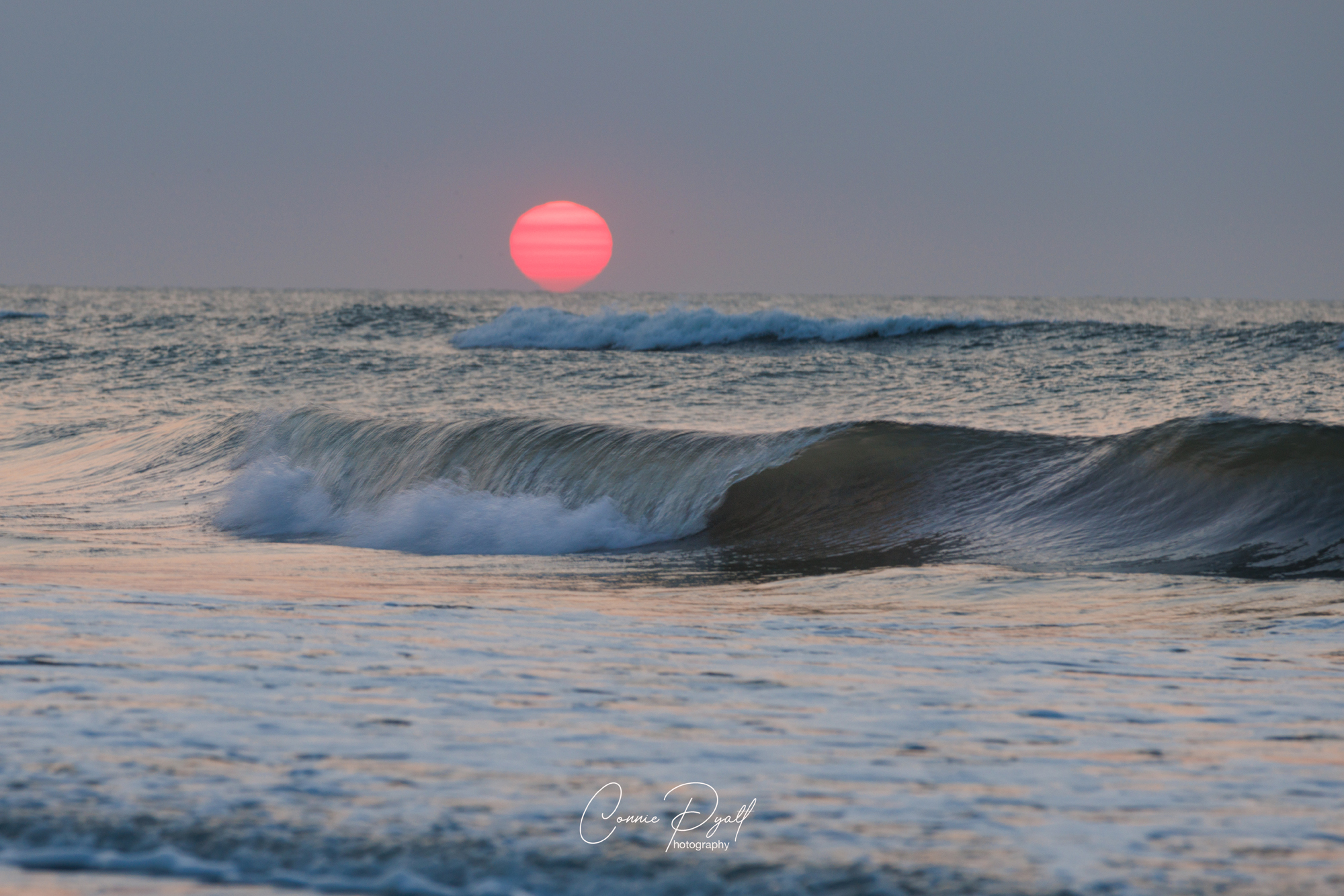Wildfire smoke from western Canada contributed to a scenic sunrise on May 11 in Brigantine (Atlantic County). Photo courtesy of <a href="https://www.conniepyattphotography.com/-/galleries/new-jersey/brigantine/sunrise/-/medias/f696b412-8b2b-4b32-abd5-416aa7c79abc" target="_blank">Connie Pyatt Photography</a>. Wildfire smoke from western Canada contributed to a scenic sunrise on May 11 in Brigantine (Atlantic County). Photo courtesy of Connie Pyatt Photography.