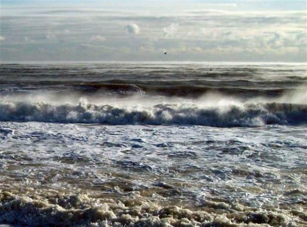 Sea smoke over the surf at Sea Girt on the morning of January 22nd, when the air temperature was 8 degrees. Sea smoke is a fog that forms when very cold air moves over warmer water. Photo courtesy of Jay M. Amberg. Sea smoke photo